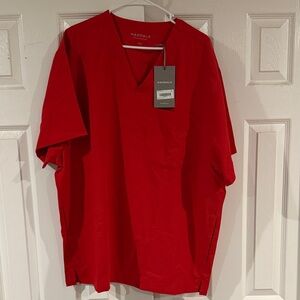 Mandala Men's Vibrant Red Short Sleeve Tee